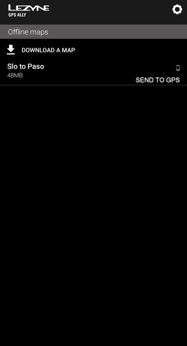 App screenshot offline maps with no icon