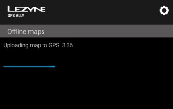App screenshot Offline Map Transfer