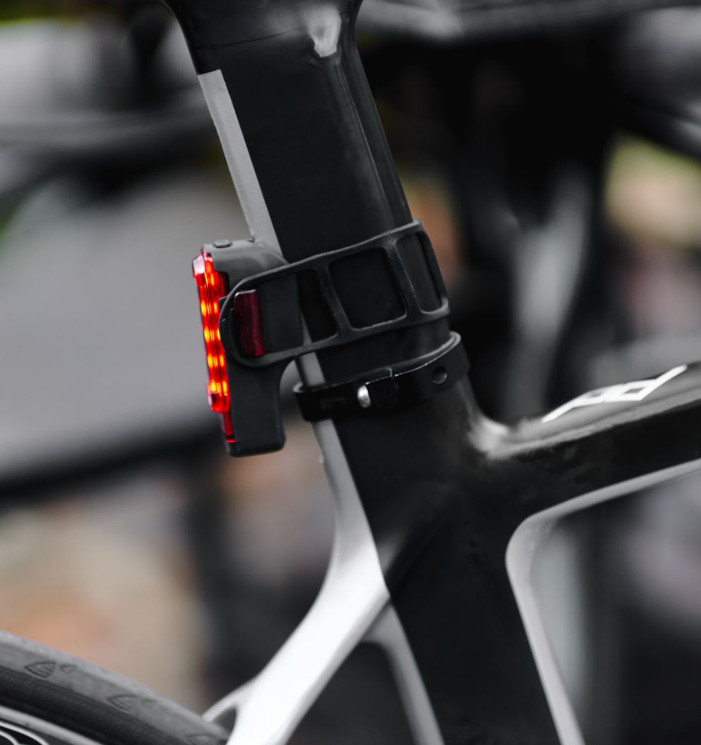 Light mounted to seat post