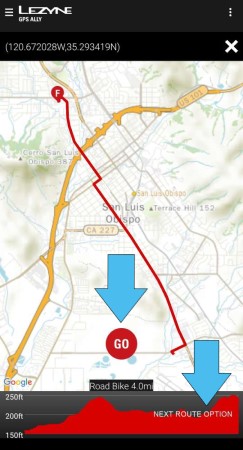 App screen next route option