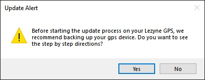 Dialog box: Do you want to see step by step instructions.