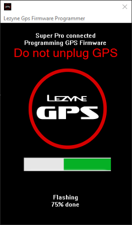 Updater updating at 75%