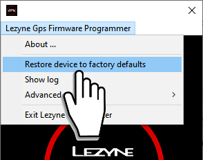 Windows dropdown menu